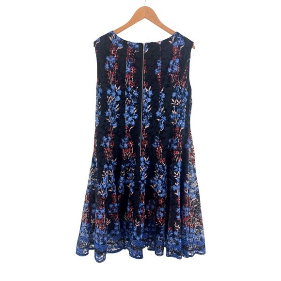 Roz & Ali Fall Floral Lace Fit & Flare Dress Size 16W 1X Wedding Plus Dressbarn - Picture 2 of 7